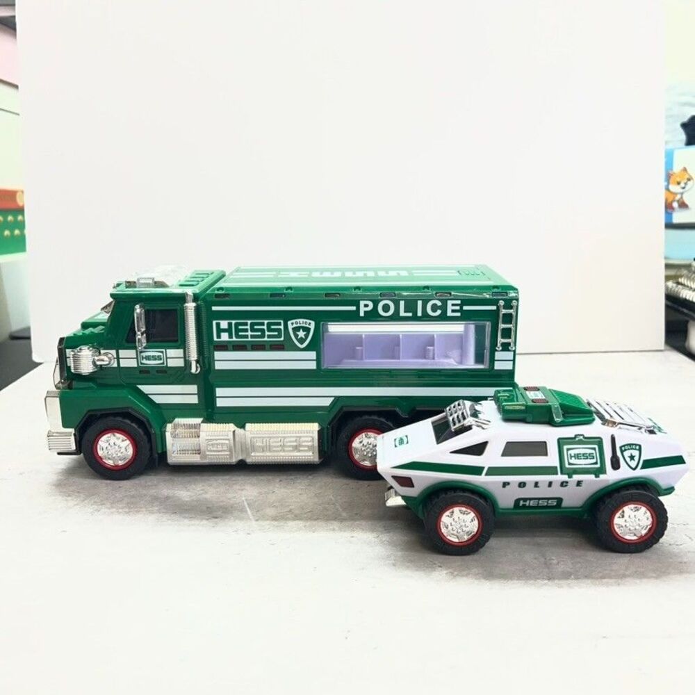 Hess 2023 Police Truck and Cruiser Collectible Toy Set With Lights And Sirens